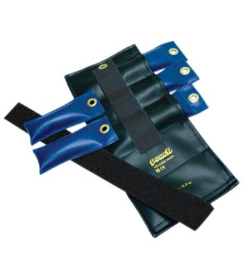 Pouch Variable Wrist and Ankle Weight - 5 lb, 5 x 1 lb inserts - Black