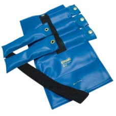 Pouch Variable Wrist and Ankle Weight - 20 lb, 5 x 4 lb inserts - Blue