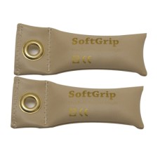 CanDo SoftGrip Hand Weight - .5 lb - Tan - pair