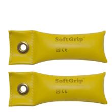 CanDo SoftGrip Hand Weight - 1 lb - Yellow - pair