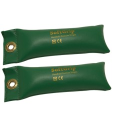 CanDo SoftGrip Hand Weight - 2 lb - Green - pair