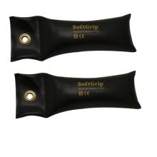 CanDo SoftGrip Hand Weight - 3 lb - Black - pair