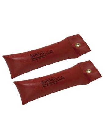 CanDo SoftGrip Hand Weight - 7.5 lb - Red - pair