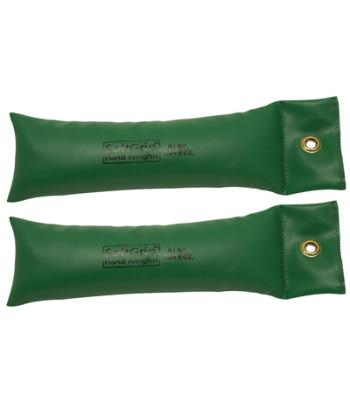 CanDo SoftGrip Hand Weight - 8 lb - Green - pair