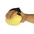 CanDo Handy Grip weight ball - 1 lb - Tan