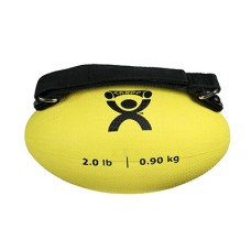 CanDo Handy Grip weight ball - 2 lb - Yellow