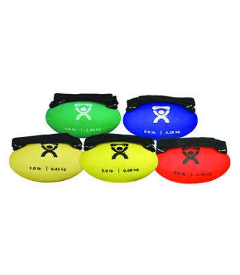 CanDo Handy Grip weight ball - 5-piece set (1 each: 1,2,3,4,5 lb)