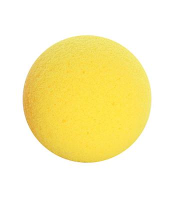 CanDo Memory Foam Squeeze Ball - 2.5" diameter - Yellow, x-easy