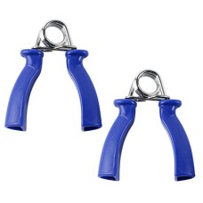 Fixed resistance hand grip, heavy, blue, pair