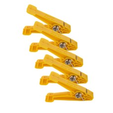 CanDo Graded Pinch Finger Exerciser, Replacement Pinch Pins, Set of 5, Yellow (X-Light)