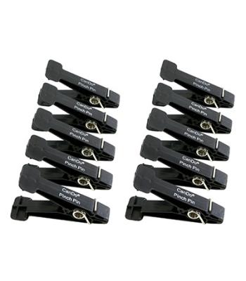 CanDo Graded Pinch Finger Exerciser, Replacement Pinch Pins, Set of 10, Black (X-Heavy)