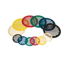CanDo Hand Exercise Web - Latex Free - 14" Diameter - 6-piece set (tan, yellow, red, green, blue, black)