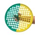 CanDo Hand Exercise Web - Low Powder - 14" Diameter - multi-resistance, Yellow/Green