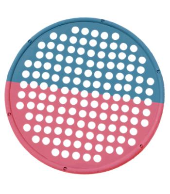 CanDo Hand Exercise Web - Low Powder - 14" Diameter - multi-resistance, Red/Blue