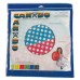 CanDo Hand Exercise Web - Low Powder - 14" Diameter - multi-resistance, Red/Blue