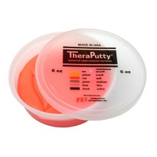 CanDo Theraputty Exercise Material - 6 oz - Red - Soft