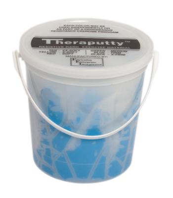 CanDo Antimicrobial Theraputty Exercise Material - 5 lb - Blue - Firm