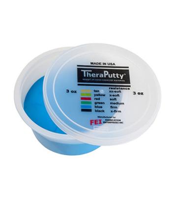 CanDo Theraputty Exercise Material - 3 oz - Blue - Firm