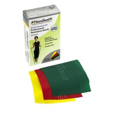 TheraBand Prescription pack, light, (yellow, red, green) Latex Free band