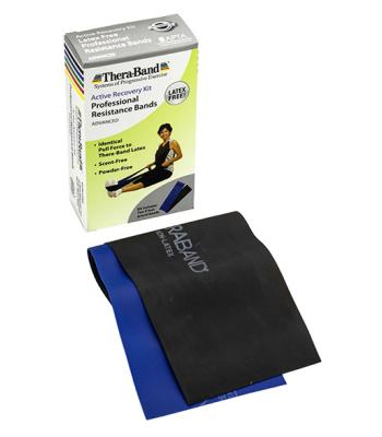 TheraBand Prescription pack, heavy, (blue and black) Latex Free band