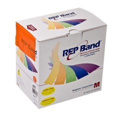 REP Band exercise band - latex free - 50 yard - orange, level 2