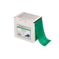 TheraBand exercise band - latex free - Twin-Pak 100 yards - Green - heavy (2, 50-yd boxes)