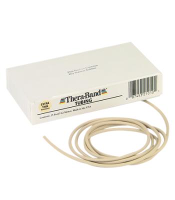 TheraBand exercise tubing - 25' roll - Tan - extra thin