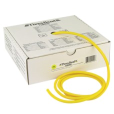 TheraBand exercise tubing - 100 foot roll - Yellow - thin