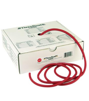 TheraBand exercise tubing - 100 foot roll - Red - medium