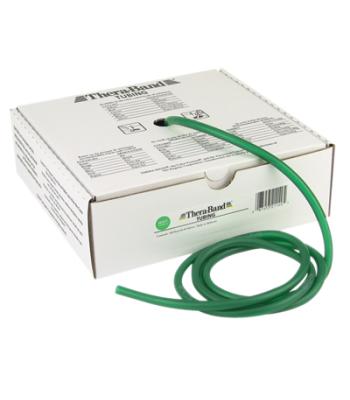 TheraBand exercise tubing - 100 foot roll - Green - heavy
