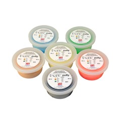 Puff LiTE Exercise Putty - 6 piece set - 90cc - 1 of each