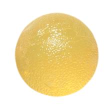 CanDo Gel Squeeze Ball - Standard Circular - Yellow - X-Light
