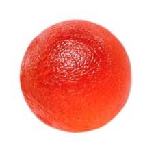 CanDo Gel Squeeze Ball - Standard Circular - Red - Light