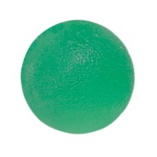 CanDo Gel Squeeze Ball - Standard Circular - Green - Medium