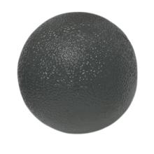 CanDo Gel Squeeze Ball - Standard Circular - Black - X-Heavy