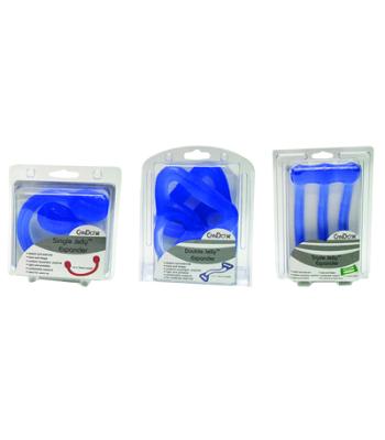 CanDo Jelly Expander Single, Double and Triple Exerciser Kit - blue - heavy