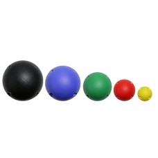 CanDo MVP Balance System - 5-Ball Set (1 each: yellow, red, green, blue, black), no rack