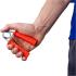 CanDo Ergonomic Hand Grip, Pair - Red, light - 6 lb