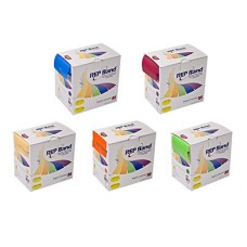REP Band Twin-Pak - latex-free - 100 yard 5 piece set (2 x 50 yard boxes of each color: peach, orange, lime, blueberry, plum)