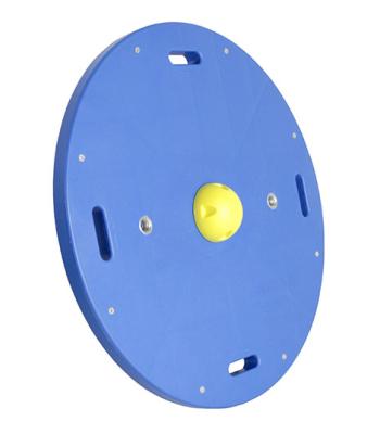 CanDo Balance Board Combo 16" circular wobble/rocker board - 1" height - yellow