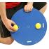CanDo Balance Board Combo 16" circular wobble/rocker board - 1" height - yellow