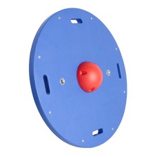 CanDo Balance Board Combo 16" circular wobble/rocker board - 1.5" height - red
