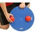 CanDo Balance Board Combo 16" circular wobble/rocker board - 1.5" height - red