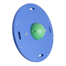 CanDo Balance Board Combo 16" circular wobble/rocker board - 2" height - green