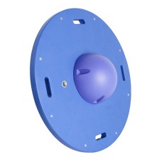 CanDo Balance Board Combo 16" circular wobble/rocker board - 2.5" height - blue