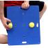 CanDo Balance Board Combo 15" x 18" wobble/rocker board - 1" height - yellow