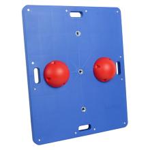 CanDo Balance Board Combo 15" x 18" wobble/rocker board - 1.5" height - red
