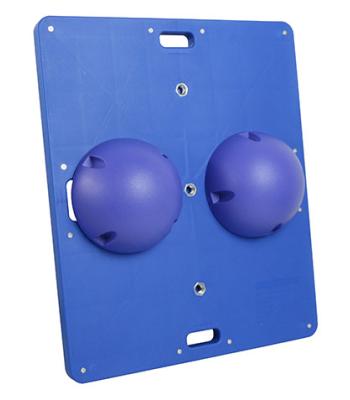 CanDo Balance Board Combo 14" x 18" wobble/rocker board - 2.5" height - blue