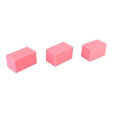 CanDo Hand Therapy Blocks, Pink (Soft), Pack of 3