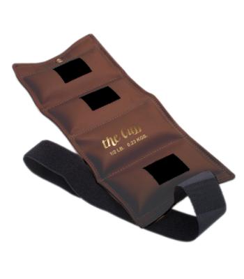 The Cuff Deluxe Ankle and Wrist Weight, Walnut (0.5 lb.)